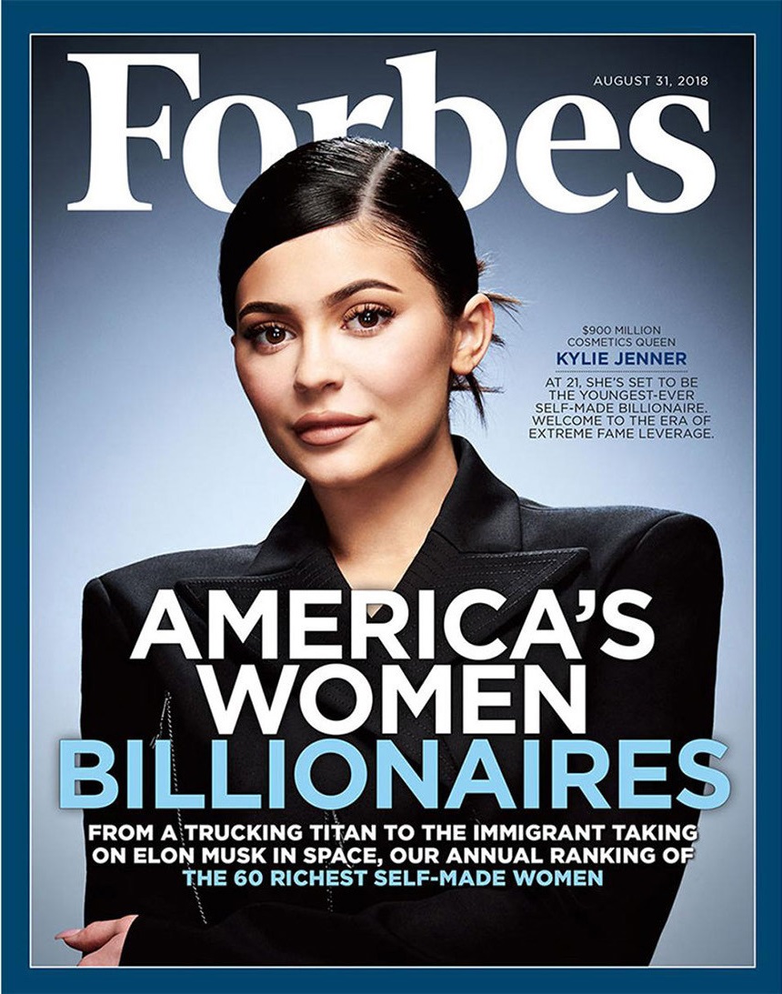 Kylie Jenner Fronts Forbes as the Soon-To-Be Youngest Billionaire