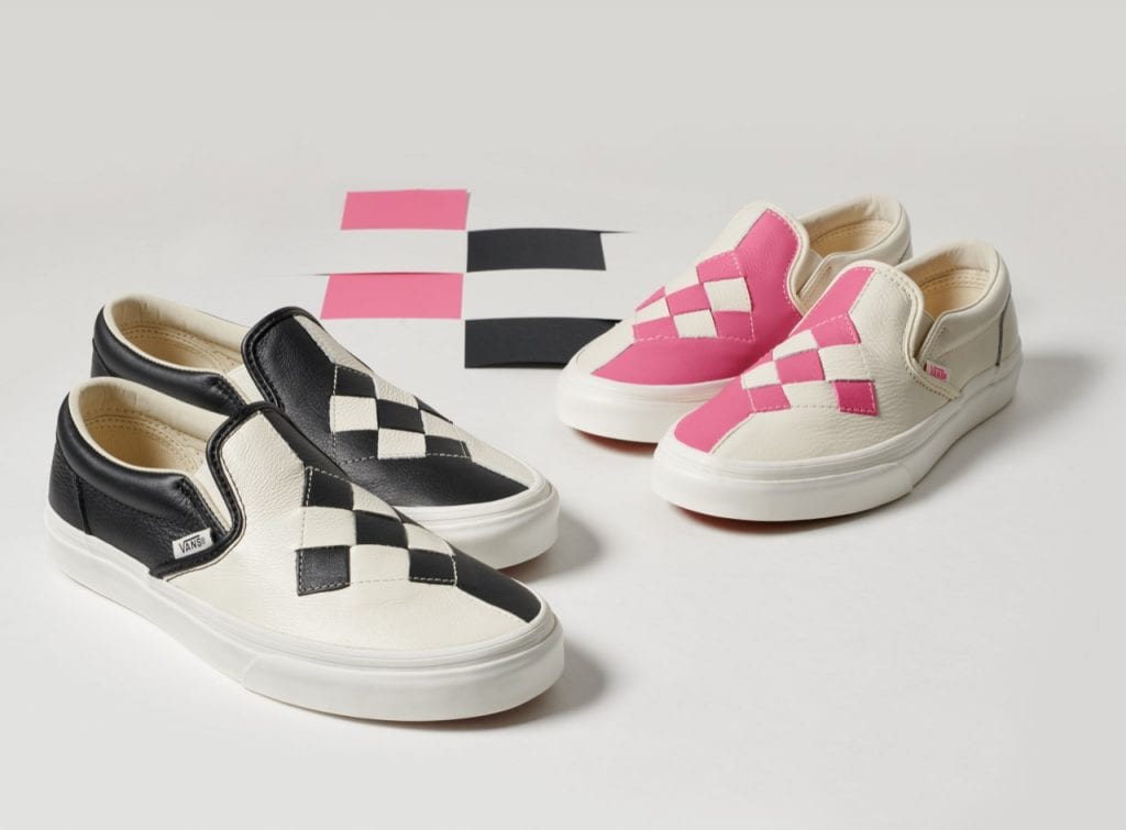 checkered vans slip ons cheap