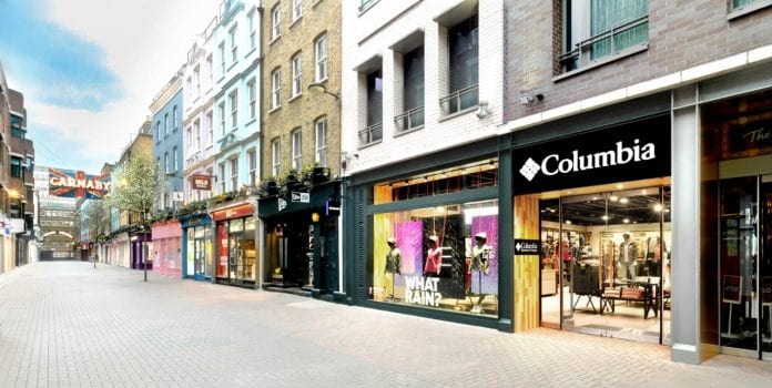 Columbia Sportswear Carnaby Street Store Opening