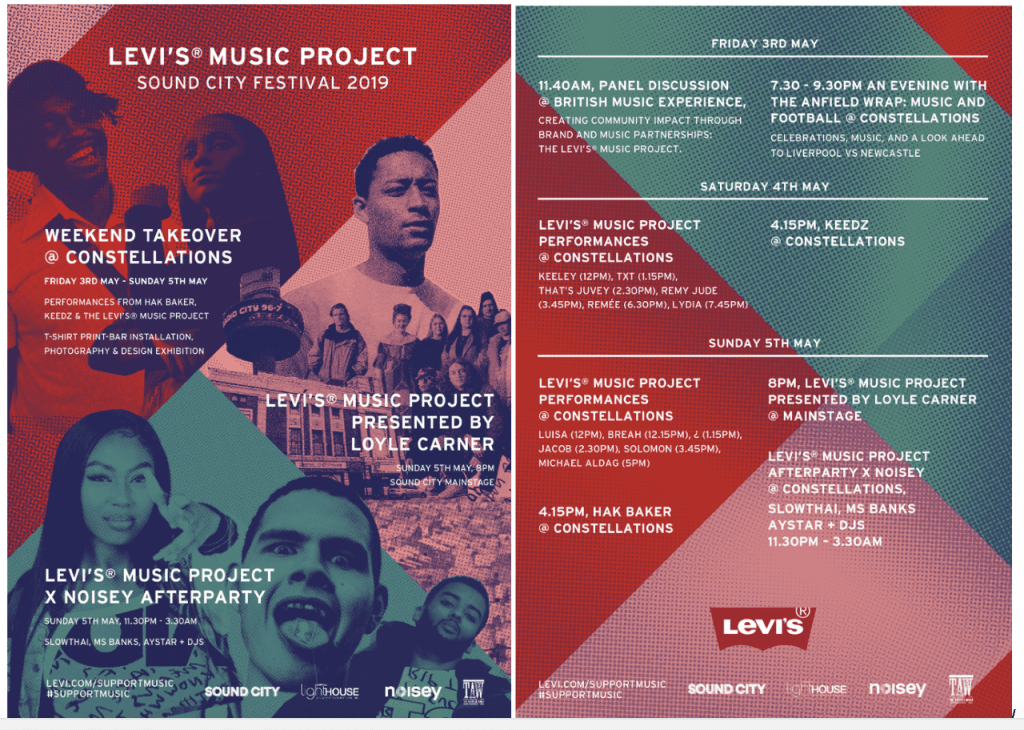 Levi's® Music Project Is Set to Showcase Its Students at Liverpool Sound  City Festival - The Rabbit Society