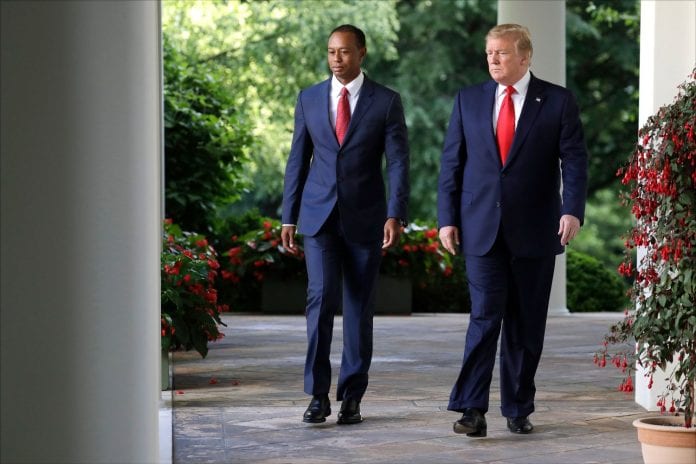 Donald Trump Tiger Woods (1)
