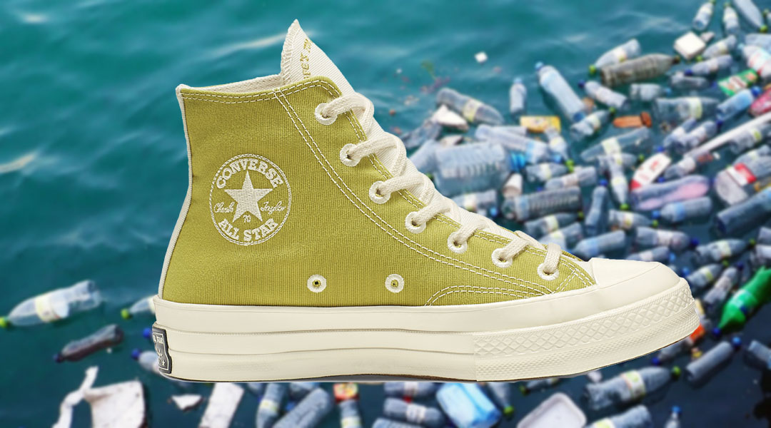 converse recycled trainers