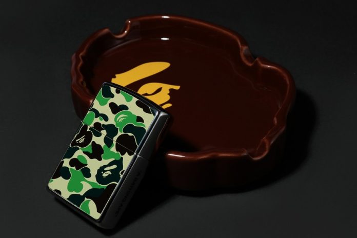 BAPE-New-Camo-Umbrella-Zippo-Lighter-Ashtray-1