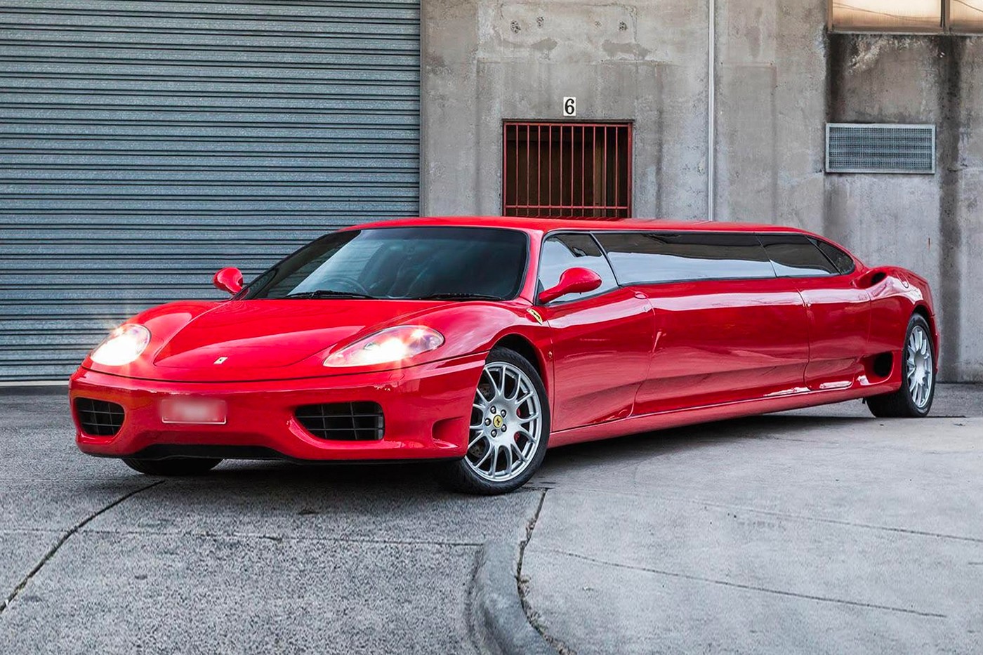 Here's What a Custom 2003 Ferrari 360 Modena Stretch Limo Looks Like - The Rabbit Society