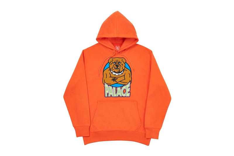 palace bulldog hoodie