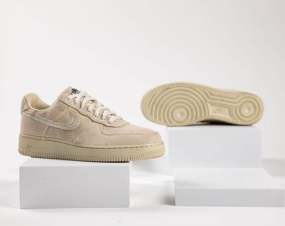 stussy air force 1 tan