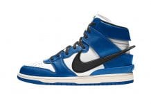 The AMBUSH x Nike Dunk High has Swapped Red for Blue