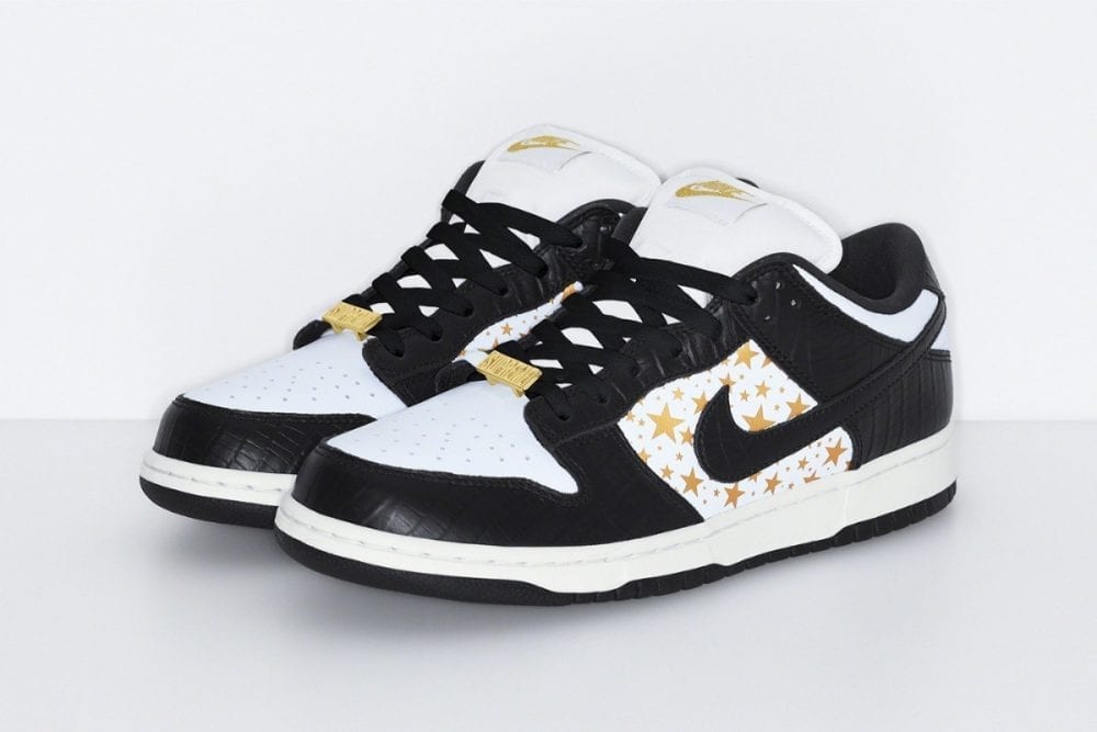 supreme dunks stock x