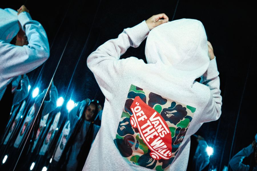 bape x vans collab